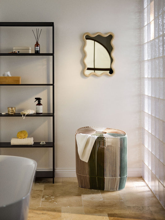 Moiville Hand-Woven Double Laundry Hamper - Gabe Edition