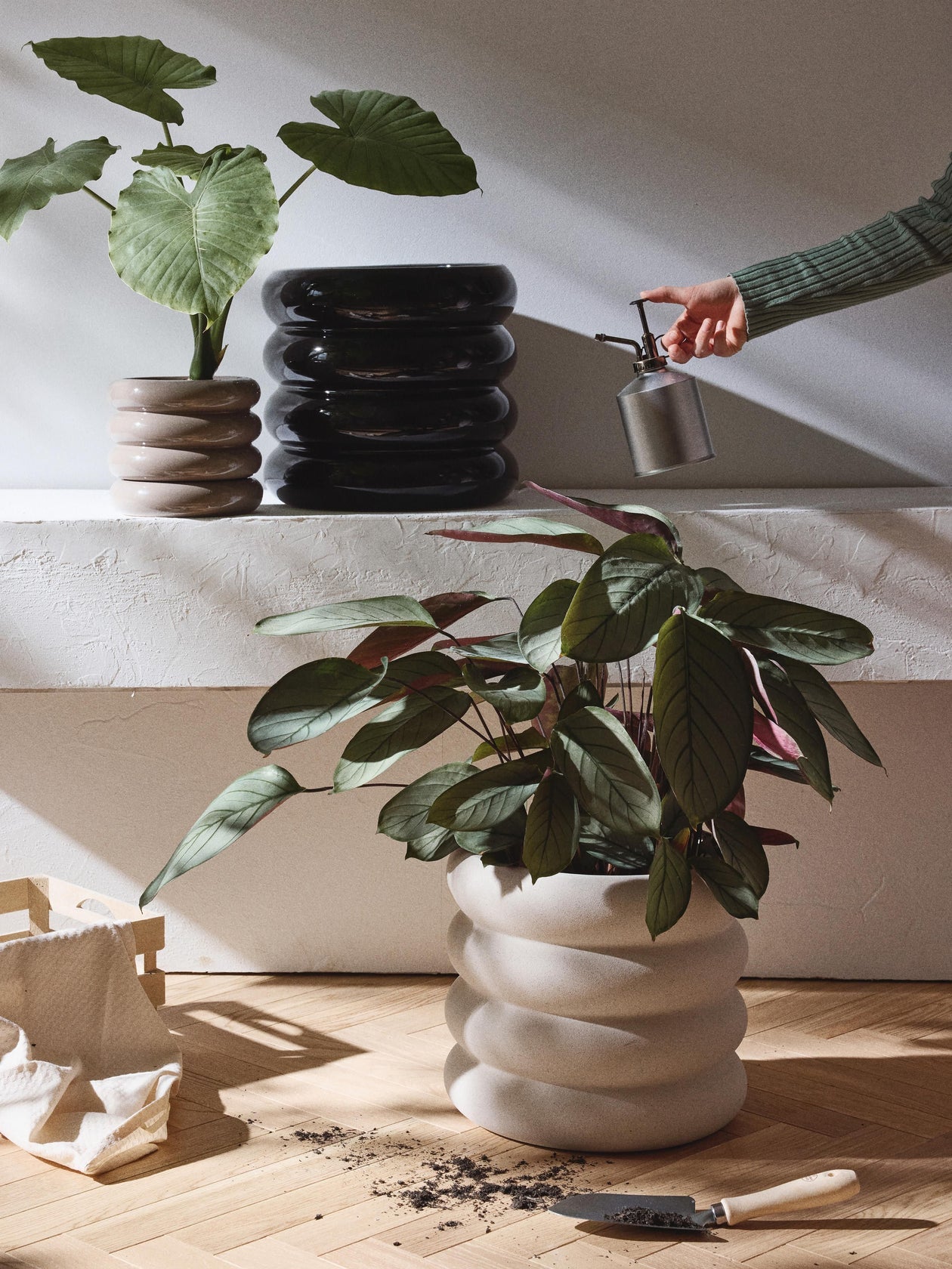 Moiville Rudi Stoneware Planter, 30 cm Height