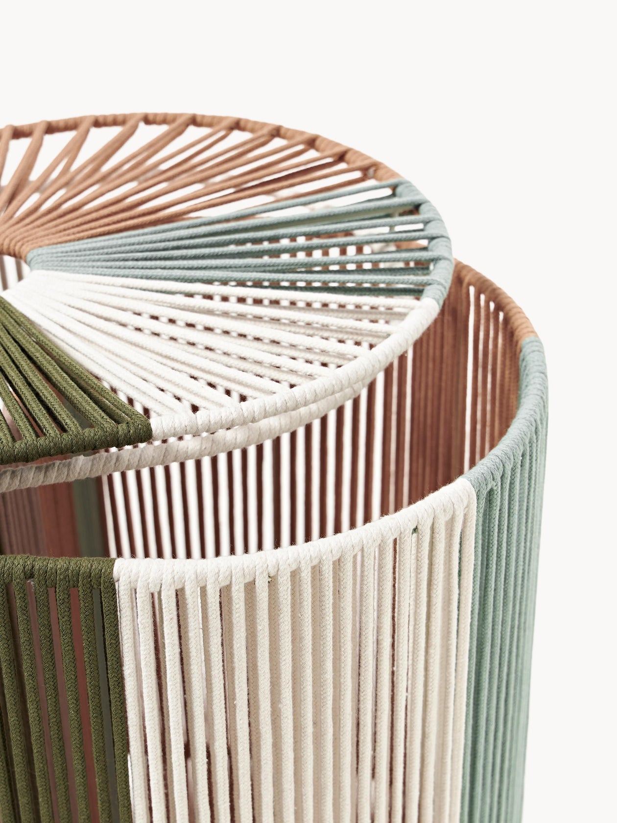 Moiville Hand-Woven Double Laundry Hamper - Gabe Edition